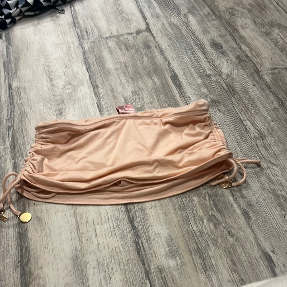 Juicy Couture Pink Tube Top with Gold Charm
